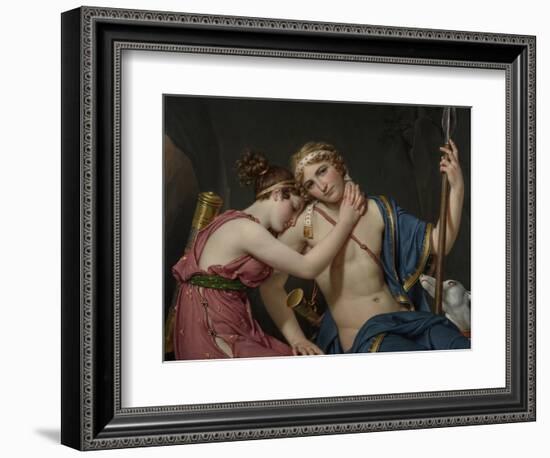 Farewell of Telemachus and Eucharis, 1818-Jacques-Louis David-Framed Art Print