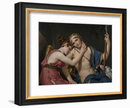 Farewell of Telemachus and Eucharis, 1818-Jacques-Louis David-Framed Art Print