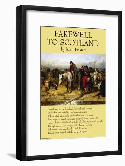 Farewell To Scotland-John Imlach-Framed Art Print