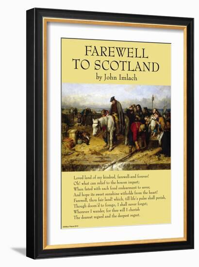 Farewell To Scotland-John Imlach-Framed Art Print