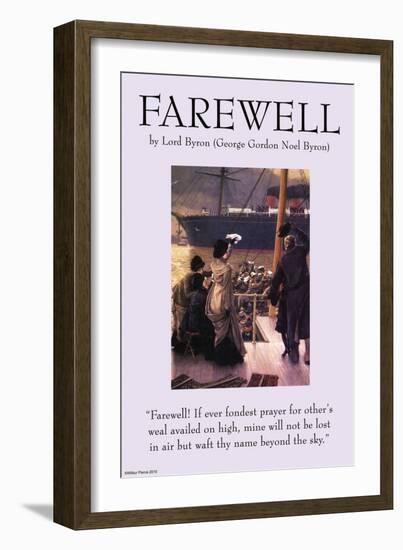 Farewell-null-Framed Art Print