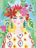 Summer Pink Floral-Farida Zaman-Art Print
