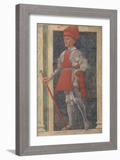 Farinata Degli Uberti (D.1264) from the Villa Carducci Series of Famous Men and Women-Andrea Del Castagno-Framed Giclee Print