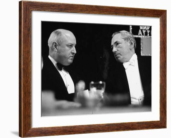 Farley and James M Curley at Boston Democratic Dinner-Arthur Griffin-Framed Premium Photographic Print