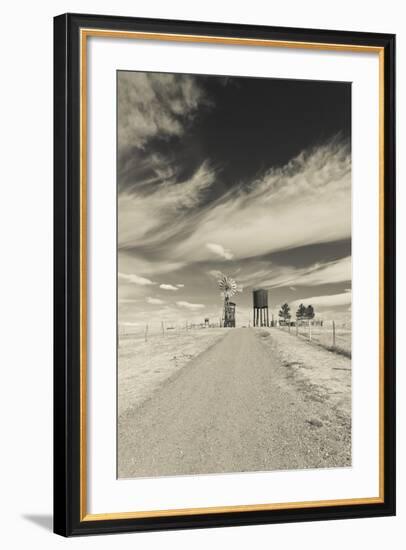 Farm, 1880 Town, Pioneer Village, Stamford, South Dakota, USA-Walter Bibikow-Framed Photographic Print