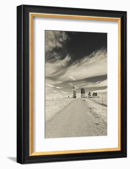 Farm, 1880 Town, Pioneer Village, Stamford, South Dakota, USA-Walter Bibikow-Framed Photographic Print