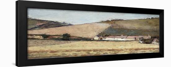 Farm Among the Hills, Near Giverny, 1898-Theodore Robinson-Framed Giclee Print
