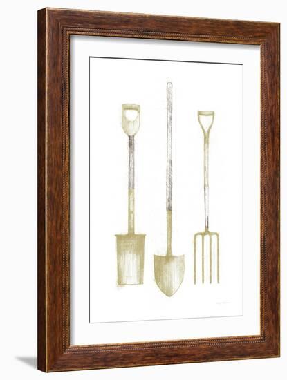 Farm and Garden VII Gold-Avery Tillmon-Framed Art Print