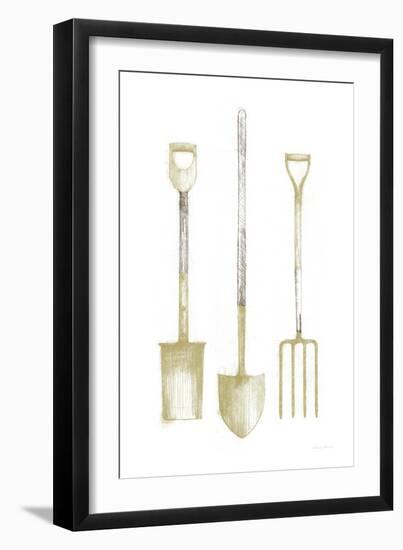 Farm and Garden VII Gold-Avery Tillmon-Framed Art Print