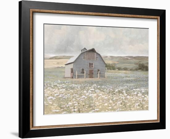 Farm And Lavender, 2024-Jesse Carter-Framed Art Print