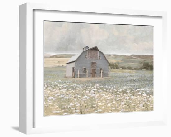 Farm And Lavender, 2024-Jesse Carter-Framed Art Print