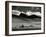 Farm and Mountains, California, 1969-Brett Weston-Framed Photographic Print