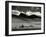 Farm and Mountains, California, 1969-Brett Weston-Framed Photographic Print