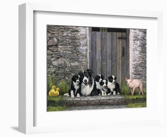 Farm Animal Stable-John Zaccheo-Framed Giclee Print