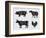 Farm Animals-Alexkava-Framed Premium Giclee Print