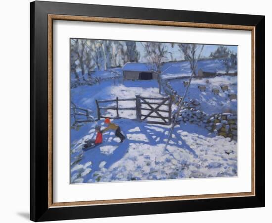 Farm at Elton, Near Rowsley, 2008-Andrew Macara-Framed Giclee Print