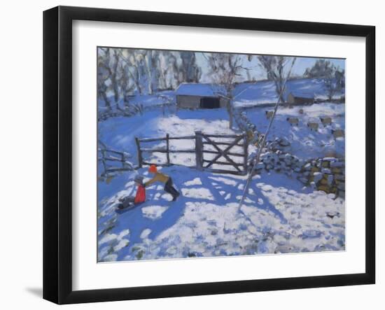 Farm at Elton, Near Rowsley, 2008-Andrew Macara-Framed Giclee Print