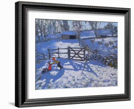 Farm at Elton, Near Rowsley, 2008-Andrew Macara-Framed Giclee Print