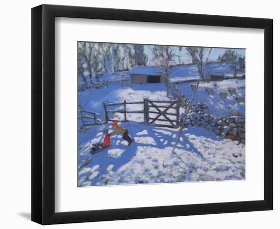 Farm at Elton, Near Rowsley, 2008-Andrew Macara-Framed Giclee Print