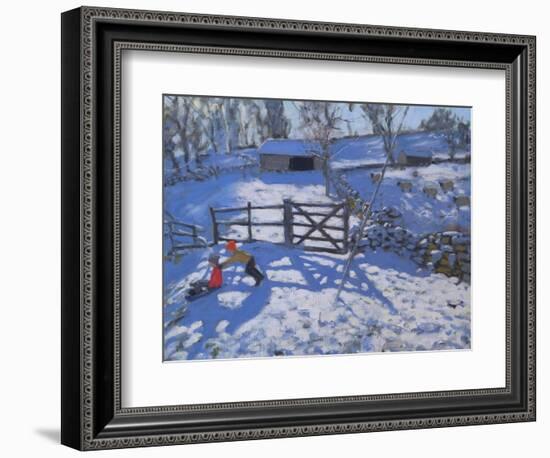 Farm at Elton, Near Rowsley, 2008-Andrew Macara-Framed Giclee Print