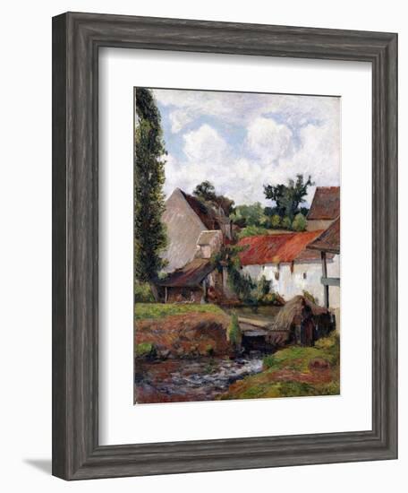 Farm at Osny, 1883-Paul Gauguin-Framed Giclee Print