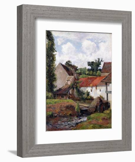 Farm at Osny, 1883-Paul Gauguin-Framed Giclee Print