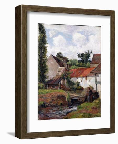 Farm at Osny, 1883-Paul Gauguin-Framed Giclee Print