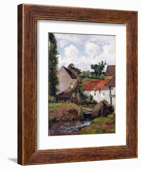 Farm at Osny, 1883-Paul Gauguin-Framed Giclee Print