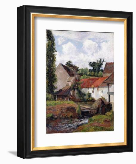 Farm at Osny, 1883-Paul Gauguin-Framed Giclee Print