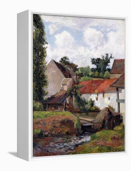 Farm at Osny, 1883-Paul Gauguin-Framed Premier Image Canvas