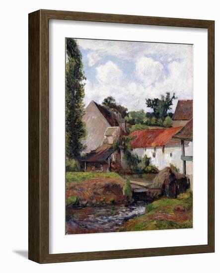 Farm at Osny, 1883-Paul Gauguin-Framed Giclee Print