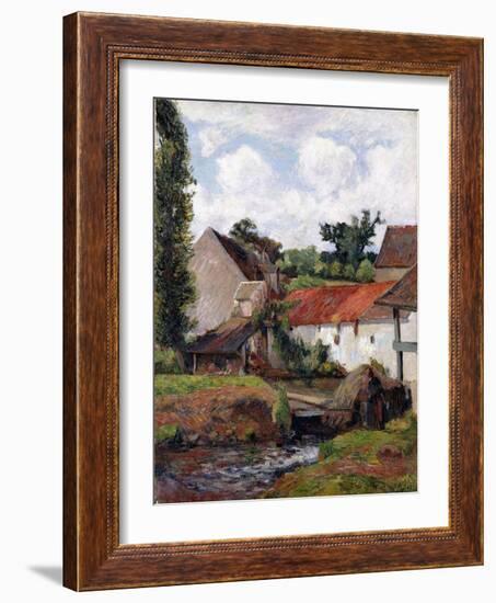 Farm at Osny, 1883-Paul Gauguin-Framed Giclee Print