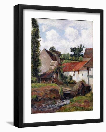 Farm at Osny, 1883-Paul Gauguin-Framed Giclee Print