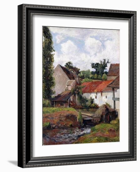 Farm at Osny, 1883-Paul Gauguin-Framed Giclee Print