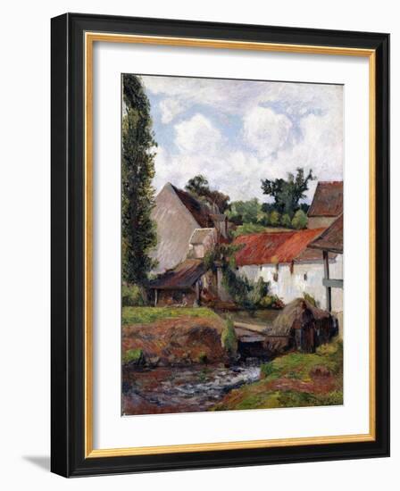 Farm at Osny, 1883-Paul Gauguin-Framed Giclee Print