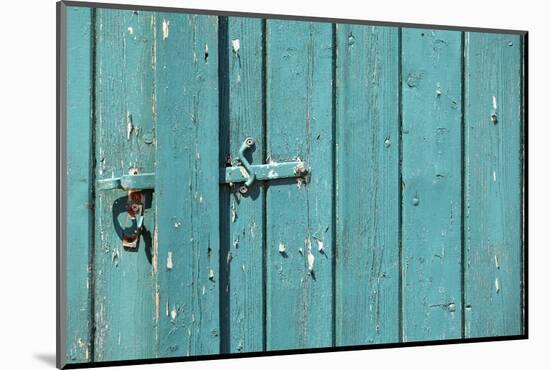 Farm, Barn Goal, Weather-Beaten Wood, Close-Up, Detail-Catharina Lux-Mounted Photographic Print