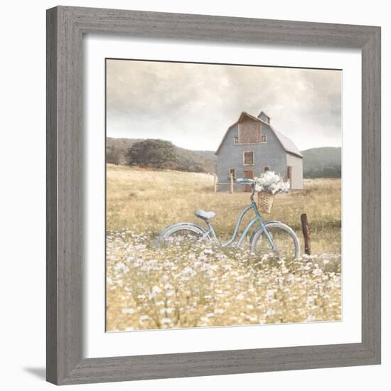 Farm Bike Ride 5, 2024-Jesse Carter-Framed Art Print