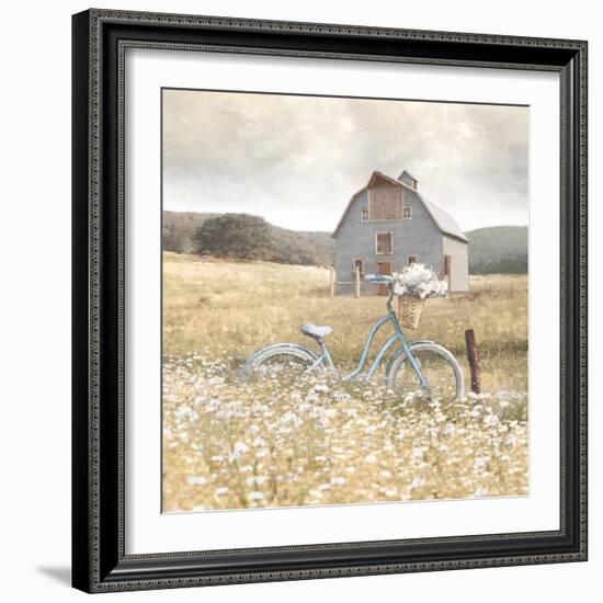 Farm Bike Ride 5, 2024-Jesse Carter-Framed Art Print