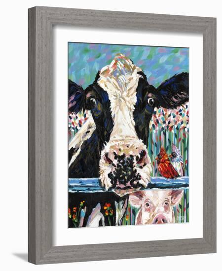 Farm Buddies II-Carolee Vitaletti-Framed Art Print