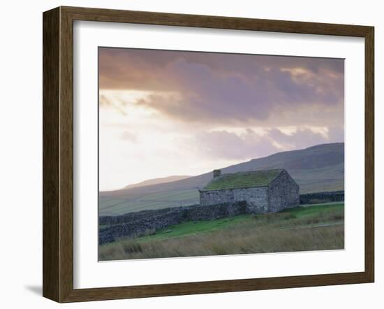 Farm Building, Swaledale, Yorkshire Dales National Park, Yorkshire, England, UK, Europe-Mark Mawson-Framed Photographic Print