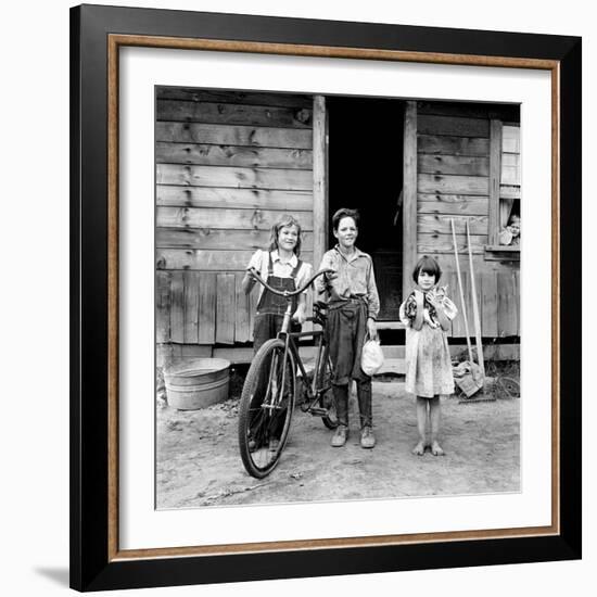 Farm Children, 1939-Dorothea Lange-Framed Giclee Print