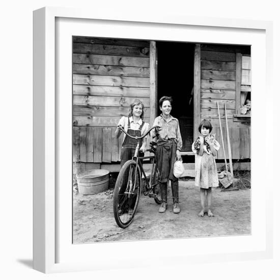 Farm Children, 1939-Dorothea Lange-Framed Giclee Print