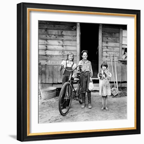 Farm Children, 1939-Dorothea Lange-Framed Giclee Print