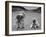 Farm Children Gleaning Field After Wheat Harvest-William Vandivert-Framed Photographic Print