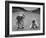 Farm Children Gleaning Field After Wheat Harvest-William Vandivert-Framed Photographic Print