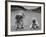 Farm Children Gleaning Field After Wheat Harvest-William Vandivert-Framed Photographic Print