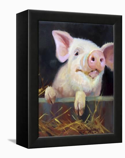 Farm Club II-Carolyne Hawley-Framed Stretched Canvas