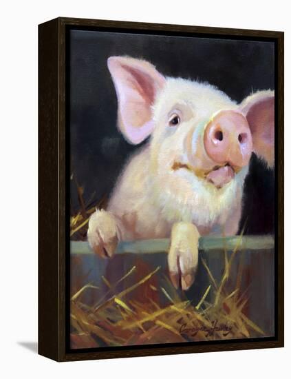 Farm Club II-Carolyne Hawley-Framed Stretched Canvas