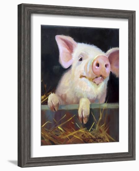 Farm Club II-Carolyne Hawley-Framed Art Print