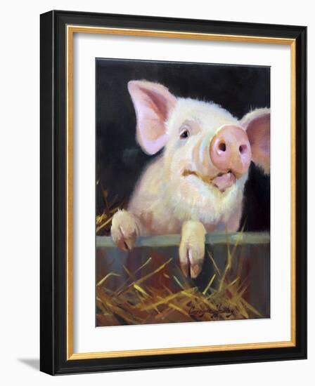 Farm Club II-Carolyne Hawley-Framed Art Print